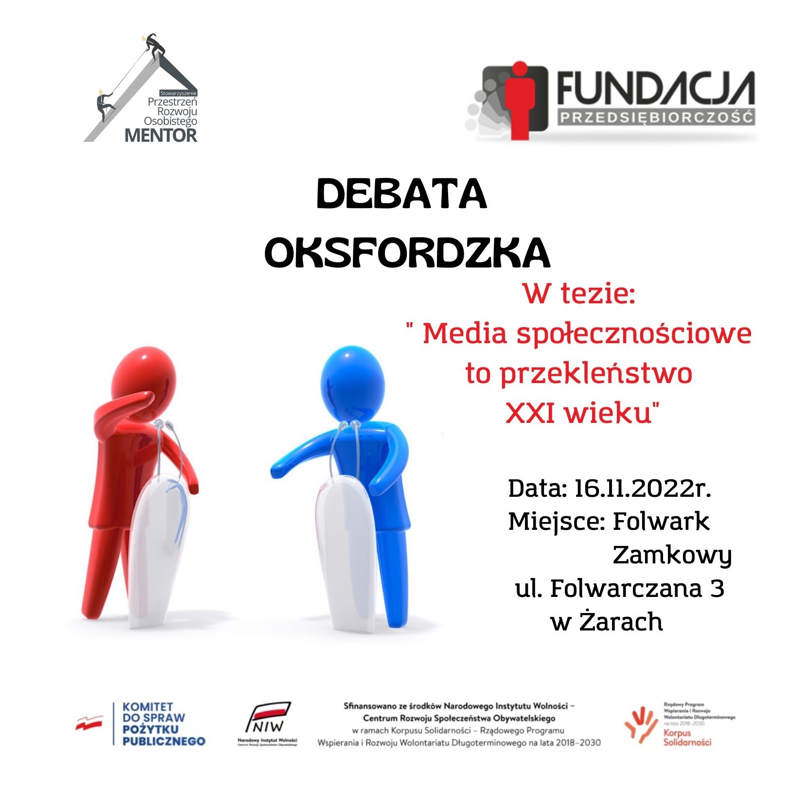Debata wolontariacka: Czy media społecznościowe w dzisiejszych czasach to szansa dla organizacji, czy przekleństwo XXI wieku?
