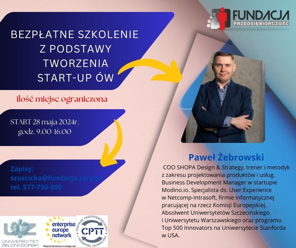 “Podstawy tworzenia startupów”