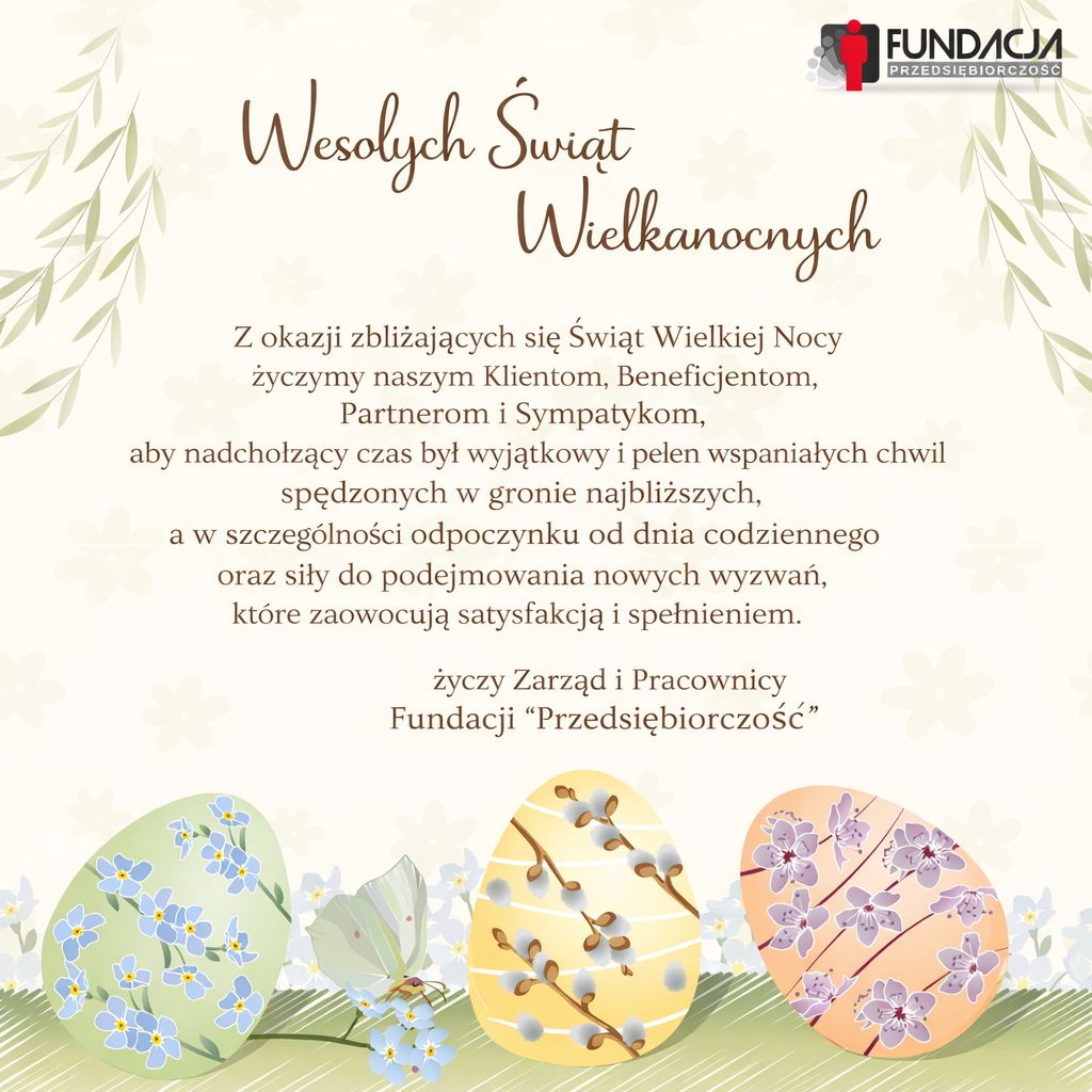 Wesołych Świąt Wielkanocnych
